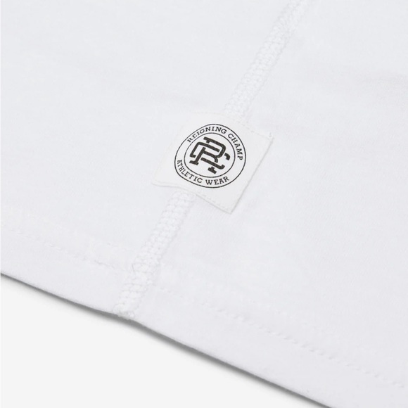 NWT Reigning Champ Lightweight Jersey T-Shirt XS White - Picture 4 of 15